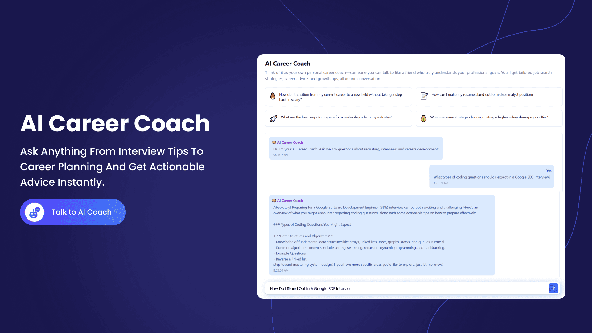 AI Career Coach