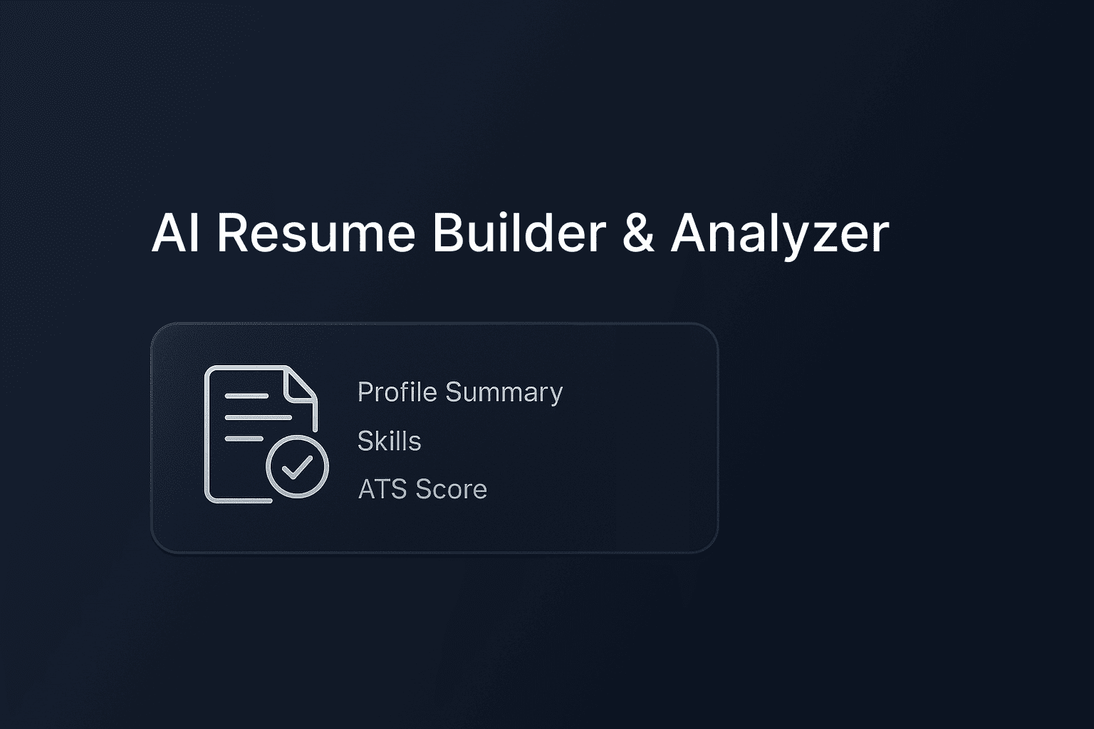 Instantly create or improve your resume with ATS-optimized formatting and industry keywords, increasing your callback chances.